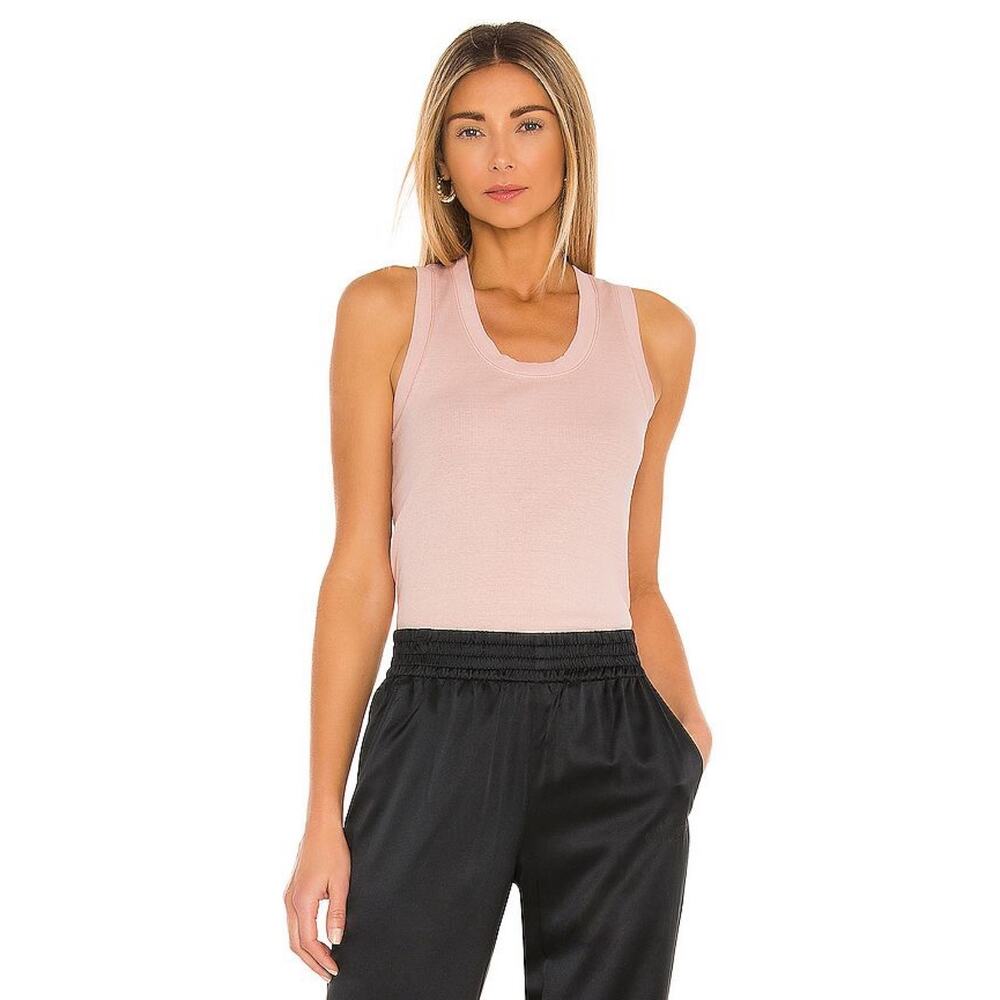 New Free People U-Neck Tank in Island Rose Women's Size M